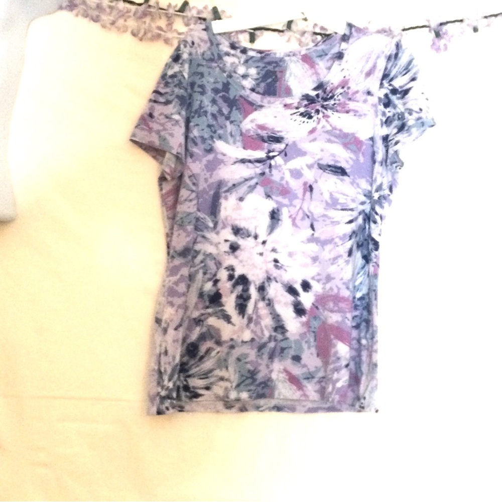 Style & Co Abstract Print Top